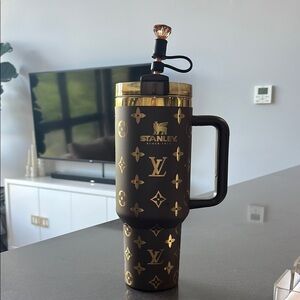 Stanley LV Brown and Gold Accent Tumbler